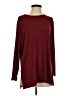 Impressions Burgundy Long Sleeve Top Size M - photo 1