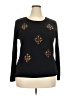 LOULOU Argyle Black Pullover Sweater Size 3X - photo 1