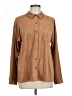 J.Jill Brown Long Sleeve Blouse Size L - photo 1