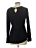 Kaari Blue Black Long Sleeve Top Size L - photo 2