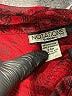 Notations Paisley Burgundy Long Sleeve Button-Down Shirt Size 24 - photo 7