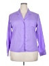 Assorted Brands 100% Polyester Purple Long Sleeve Blouse Size 18 - photo 1
