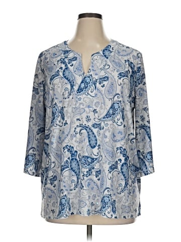 Emily Daniels 3/4 Sleeve Blouse (view 1)