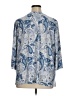 Emily Daniels Paisley Blue 3/4 Sleeve Blouse Size 1X - photo 2