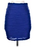 Forever 21 100% Polyester Solid Blue Casual Skirt Size S - photo 1