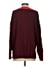 Express Color Block Burgundy Pullover Sweater Size S - photo 2