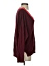 Express Color Block Burgundy Pullover Sweater Size S - photo 4