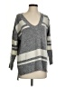 Fable Stripes Gray Pullover Sweater Size S - photo 1
