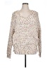 Main Strip 100% Acrylic Tweed White Pullover Sweater Size XL - photo 1