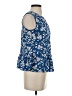 Fortune + Ivy 100% Polyester Blue Sleeveless Blouse Size S - photo 4