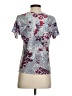 G Collection Floral Gray Short Sleeve Blouse Size S - photo 2
