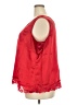 Denim 24/7 100% Polyester Red Sleeveless Blouse Size 26 - photo 4