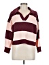 Wild Fable Color Block Burgundy Pullover Sweater Size M - photo 1