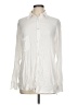 Olivaceous 100% Rayon Ivory Long Sleeve Blouse Size L - photo 1