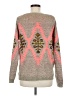 Tea n Rose Print Gray Pullover Sweater Size Med - Lg - photo 2