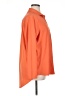 Athleta Solid Orange Long Sleeve Button-Down Shirt Size XL - photo 4