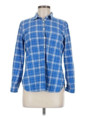 J.Crew Factory Store Long Sleeve Button-Down Shirt (view 1)