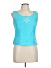 Jessica Howard 100% Polyester Teal Sleeveless Top Size 10 - photo 1