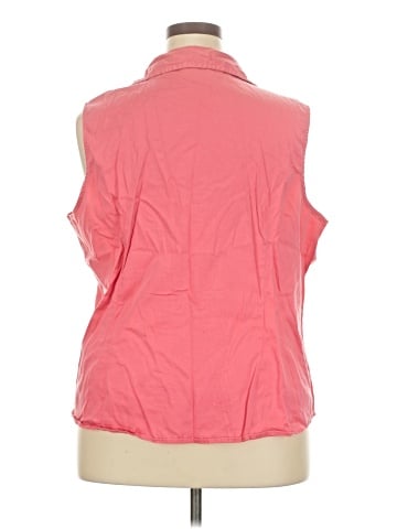 George Sleeveless Button-Down Shirt (view 2)