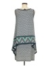 Max Edition Chevron-herringbone Gray Casual Dress Size M - photo 2