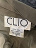 Clio 100% Silk Green 3/4 Sleeve Silk Top Size 6 - photo 7