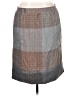 Assorted Brands Plaid Gray Burgundy Casual Skirt Size 14 - photo 1