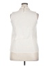 DKNY Ivory Sleeveless Blouse Size XXLEstimated - photo 2