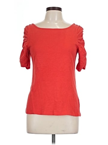 Little Yellow Button Short Sleeve Top (view 1)