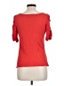 Little Yellow Button Red Short Sleeve Top Size L - photo 2