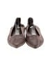 Isola Metallic Gray Brown Flats Size 8 1/2 - photo 2