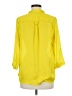 The Limited Yellow 3/4 Sleeve Button-Down Shirt Size M - photo 2