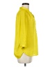 The Limited Yellow 3/4 Sleeve Button-Down Shirt Size M - photo 4