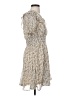 She + Sky 100% Polyester Paisley Tan Cocktail Dress Size S - photo 4