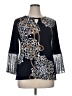 JM Collection Blue 3/4 Sleeve Blouse Size XL (petite) - photo 1