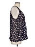 Torrid 100% Polyester Blue Sleeveless Blouse Size Lg Plus (0) - photo 4