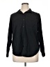 Old Navy 100% Cotton Solid Black Long Sleeve Button-Down Shirt Size XL - photo 1