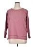 French Laundry Hearts Pink Pullover Sweater Size 1X - photo 1
