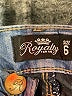 ROYALTY Solid Blue Jeans Size 6 - photo 7