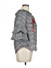 Moa Moa 100% Polyester Gray 3/4 Sleeve Blouse Size L - photo 4
