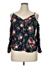 Ambiance Black 3/4 Sleeve Blouse Size XL - photo 1