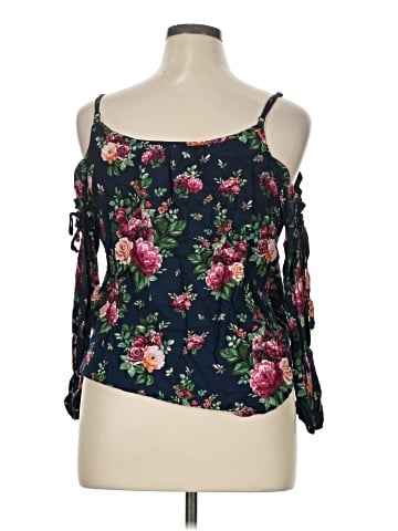 Ambiance 3/4 Sleeve Blouse (view 2)