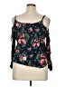 Ambiance Black 3/4 Sleeve Blouse Size XL - photo 2