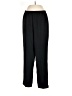 Emmelle Solid Black Casual Pants Size L - photo 1