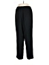 Emmelle Solid Black Casual Pants Size L - photo 2