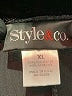 Style&Co Black Velour Pants Size XL - photo 6