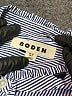 Boden 100% Cotton Polka Dots Blue Long Sleeve Blouse Size 6 - photo 6