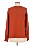 Automet Orange Long Sleeve Blouse Size M - photo 2