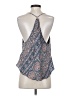 Free People 100% Polyester Blue Sleeveless Blouse Size XS - photo 2
