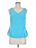 Assorted Brands Blue Sleeveless Top Size M - photo 1