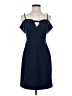 Storee Solid Blue Cocktail Dress Size S - photo 1